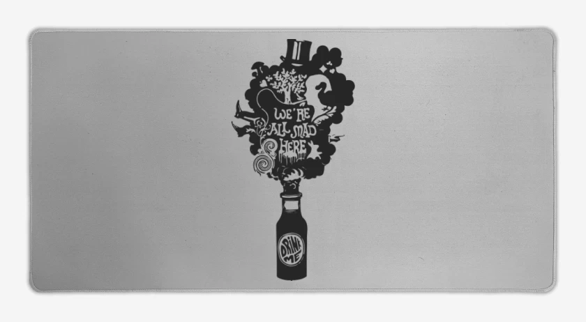 Mouse pad Gamer Gris Melange de Were all mad