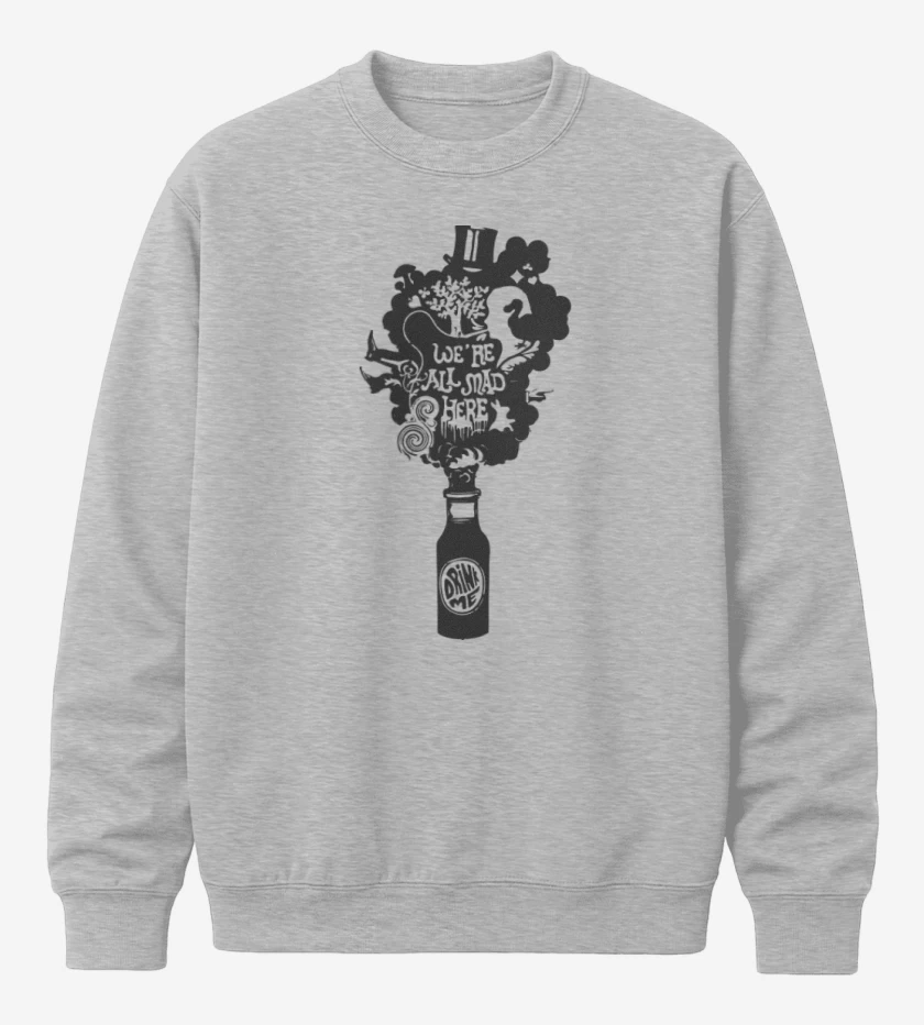 Poleron polo Gris Melange de Were all mad