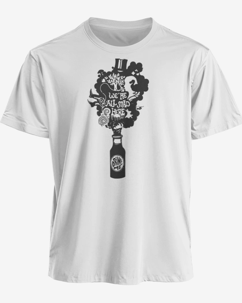 Polera premium Blanco de Were all mad