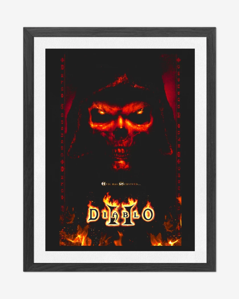 Cuadro decorativo Negro de Diablo II