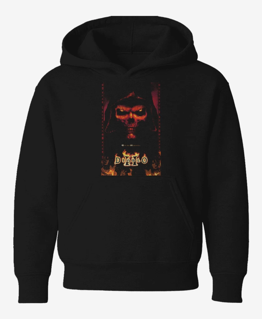 Poleron de niño Negro de Diablo II