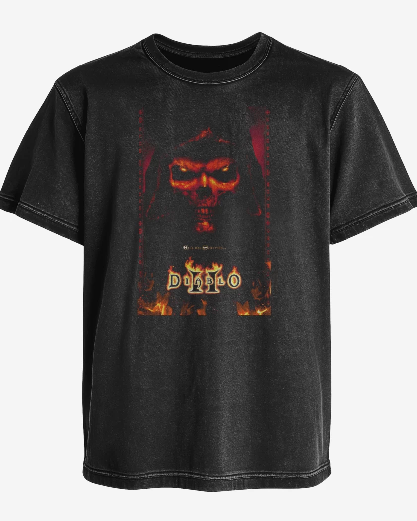 Polera desgastada Diablo II