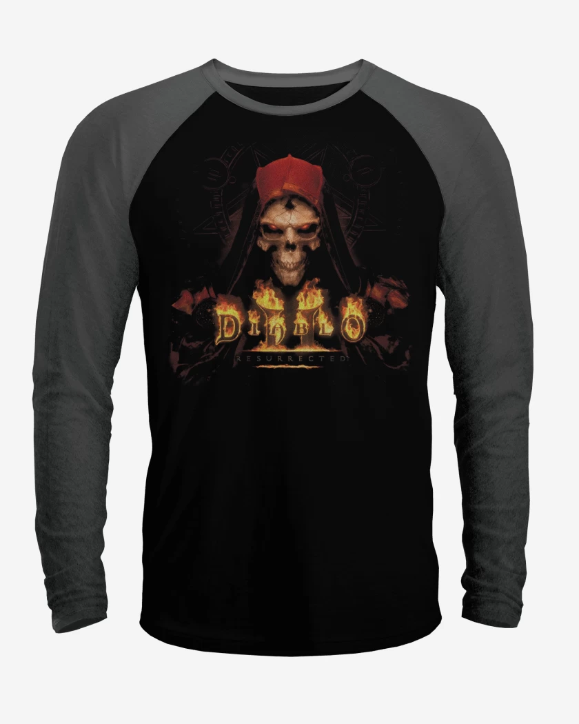 Polera Raglan Diablo II Resurrected