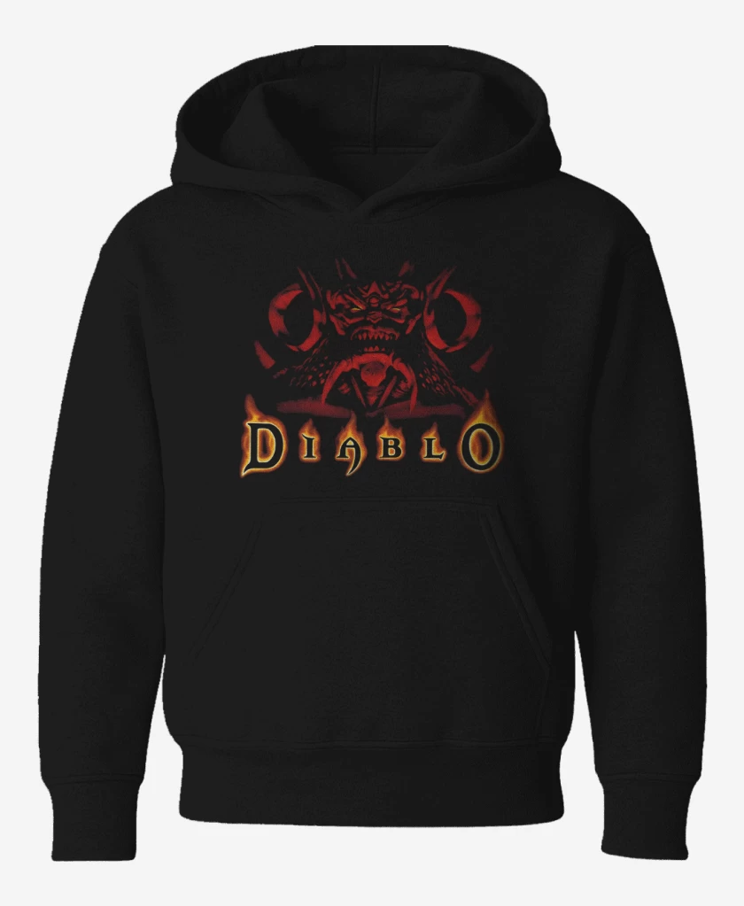 Poleron de niño Negro de Diablo