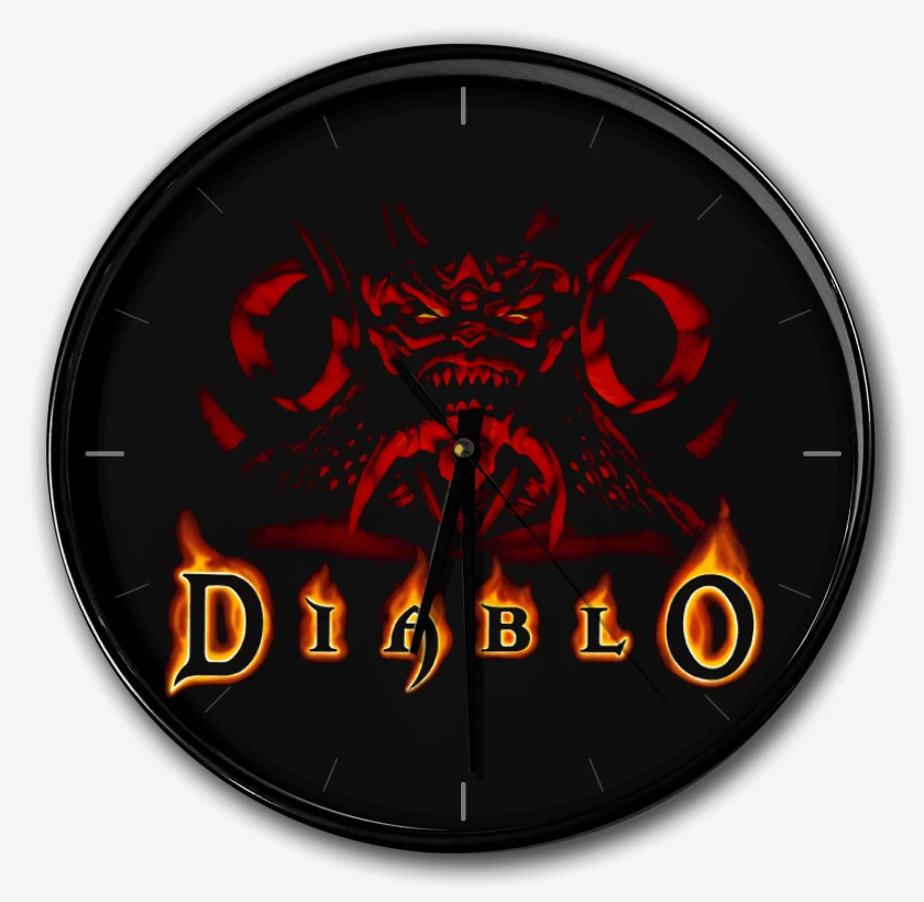 Reloj Negro de Diablo