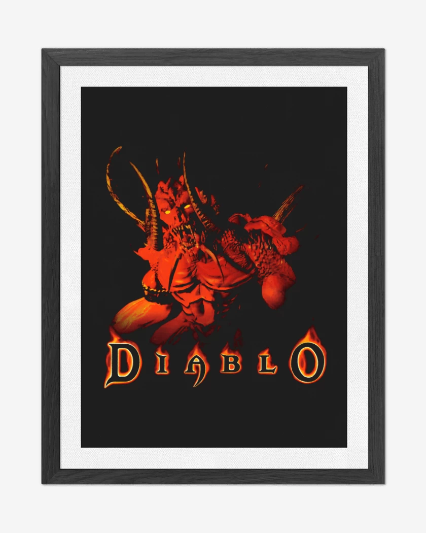 Cuadro decorativo Negro de Diablo I