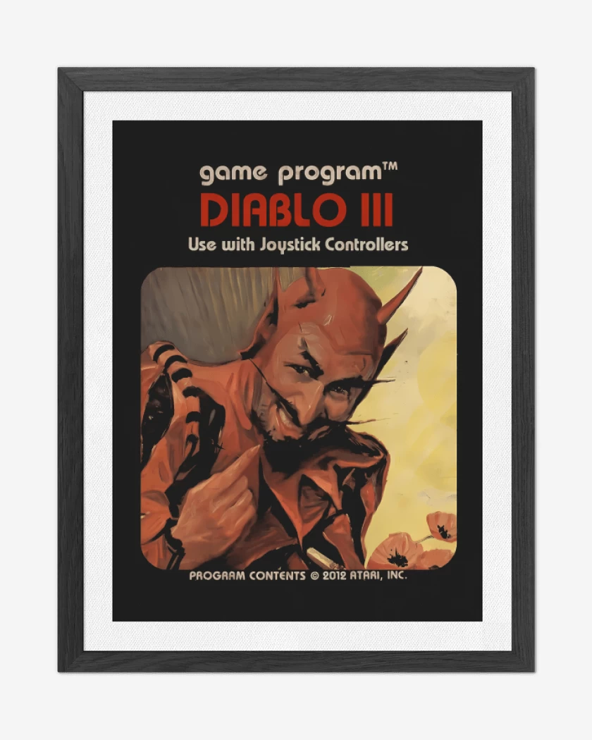 Cuadro decorativo Negro de Soy el Diablo