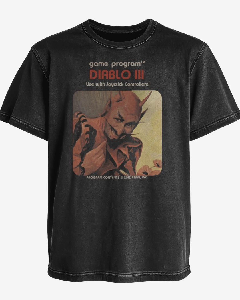 Polera desgastada Soy el Diablo