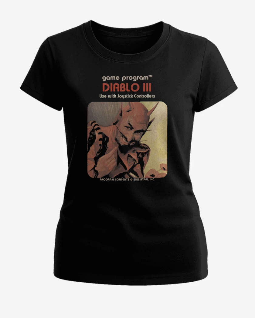 Polera de Mujer Negro de Soy el Diablo