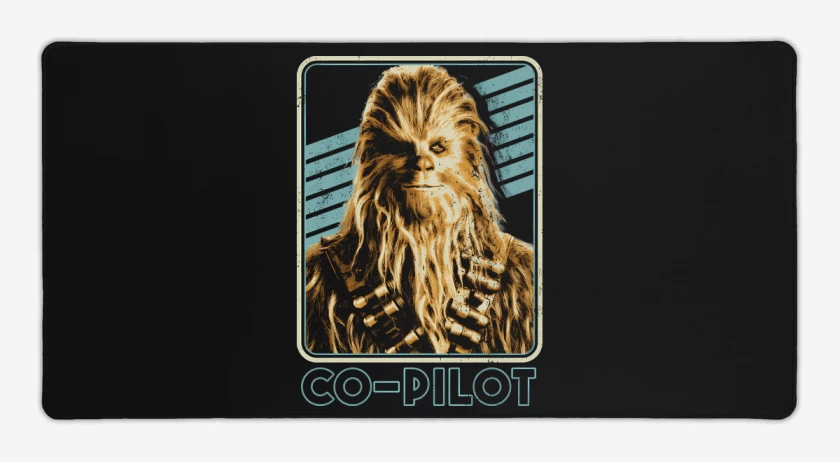 Mouse pad Gamer Chewbacca es mi Copiloto