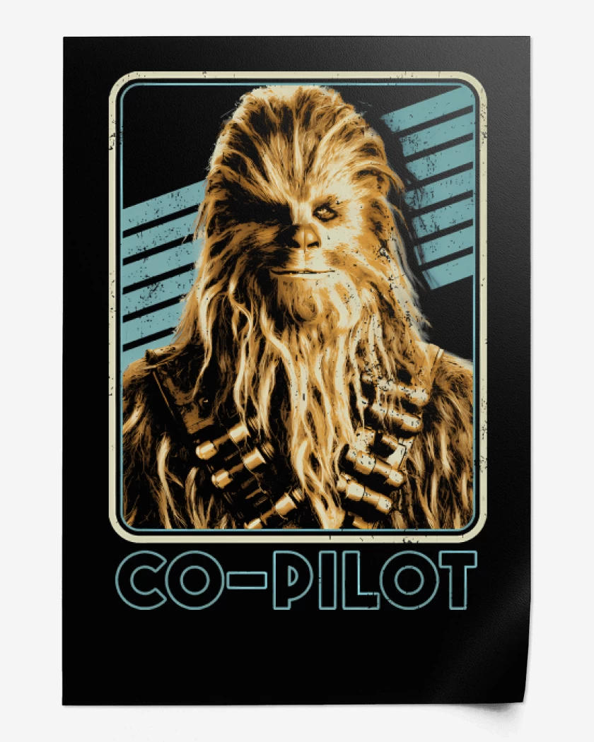 Print Chewbacca es mi Copiloto