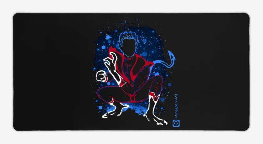 Mouse pad Gamer Negro de Nightcrawler