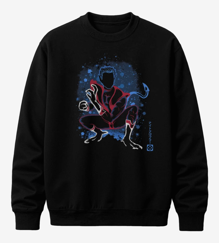 Poleron polo Negro de Nightcrawler