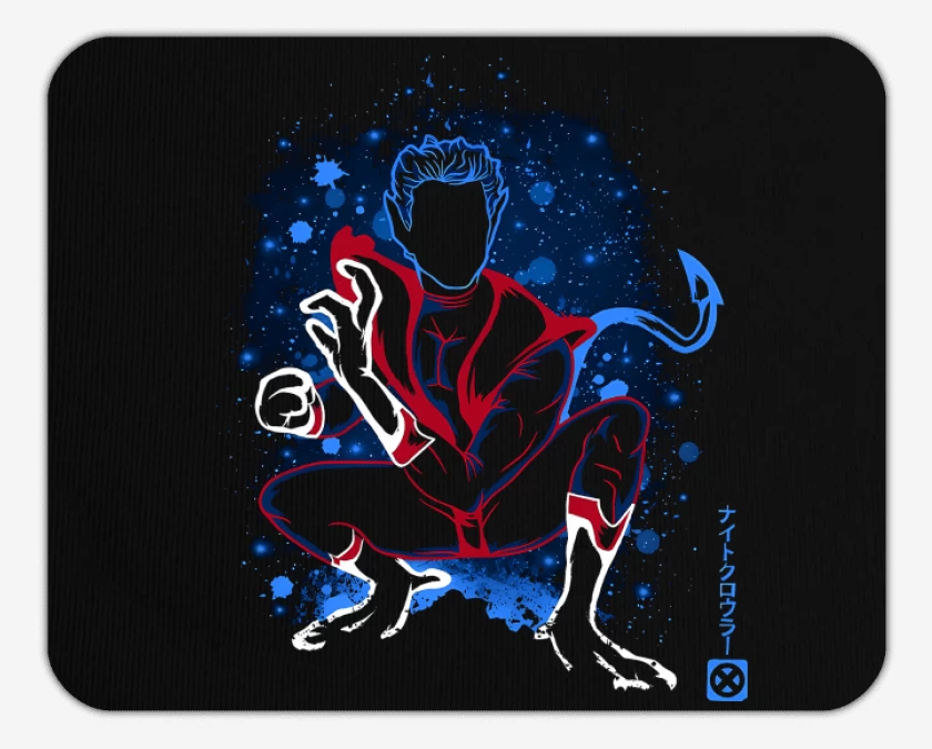 Mousepad Negro de Nightcrawler