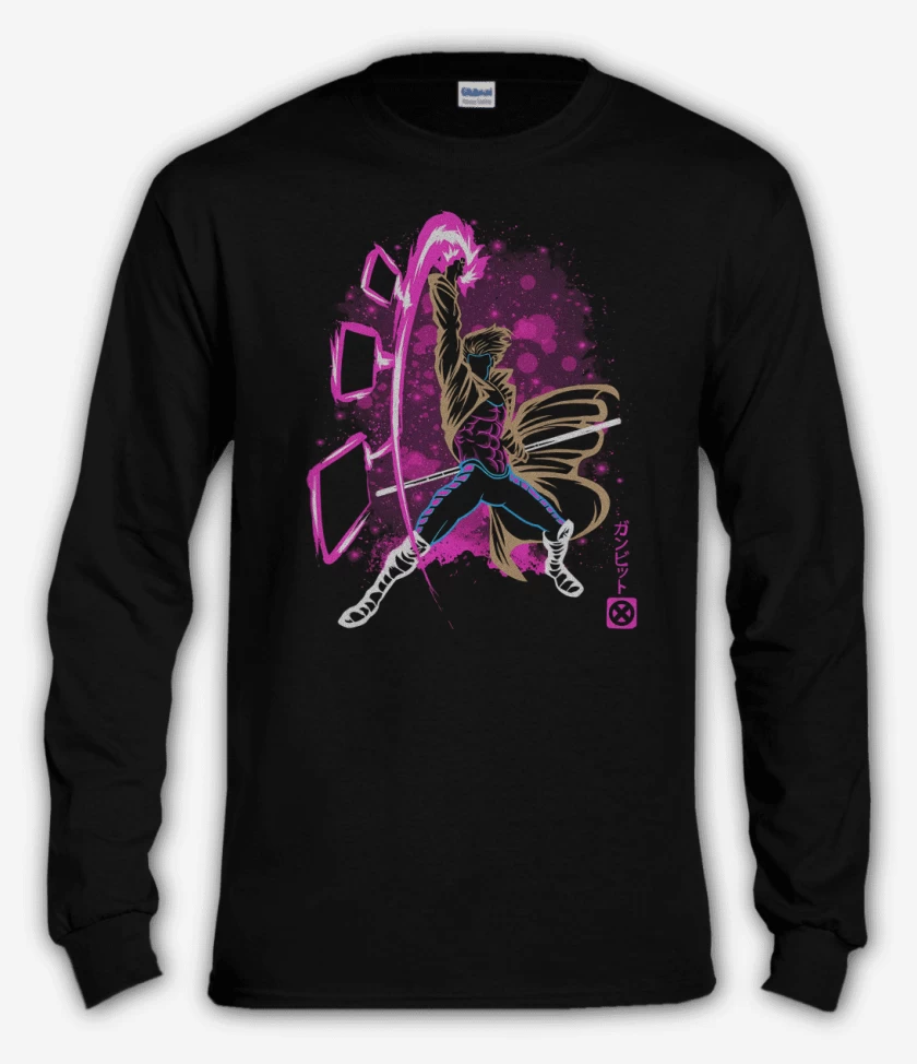 Polera manga larga Negro de Gambito