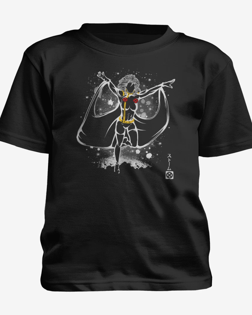 Polera de niño Negro de Tormenta