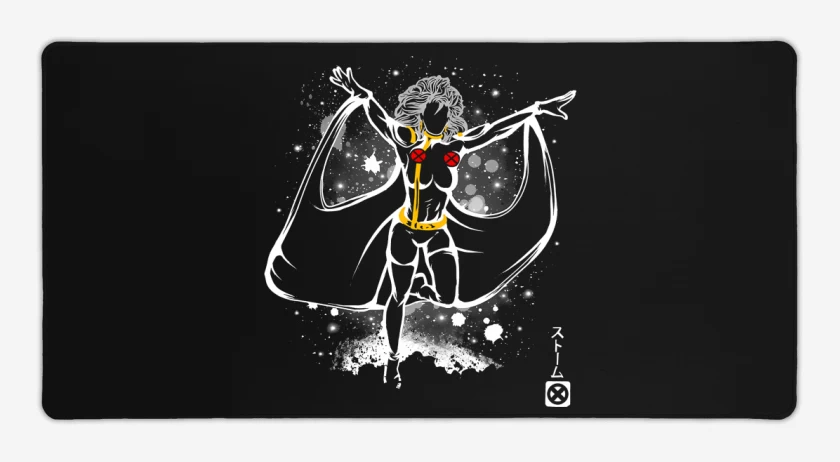 Mouse pad Gamer Negro de Tormenta