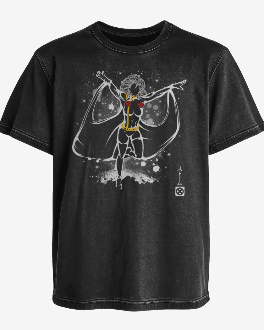 Polera desgastada Tormenta