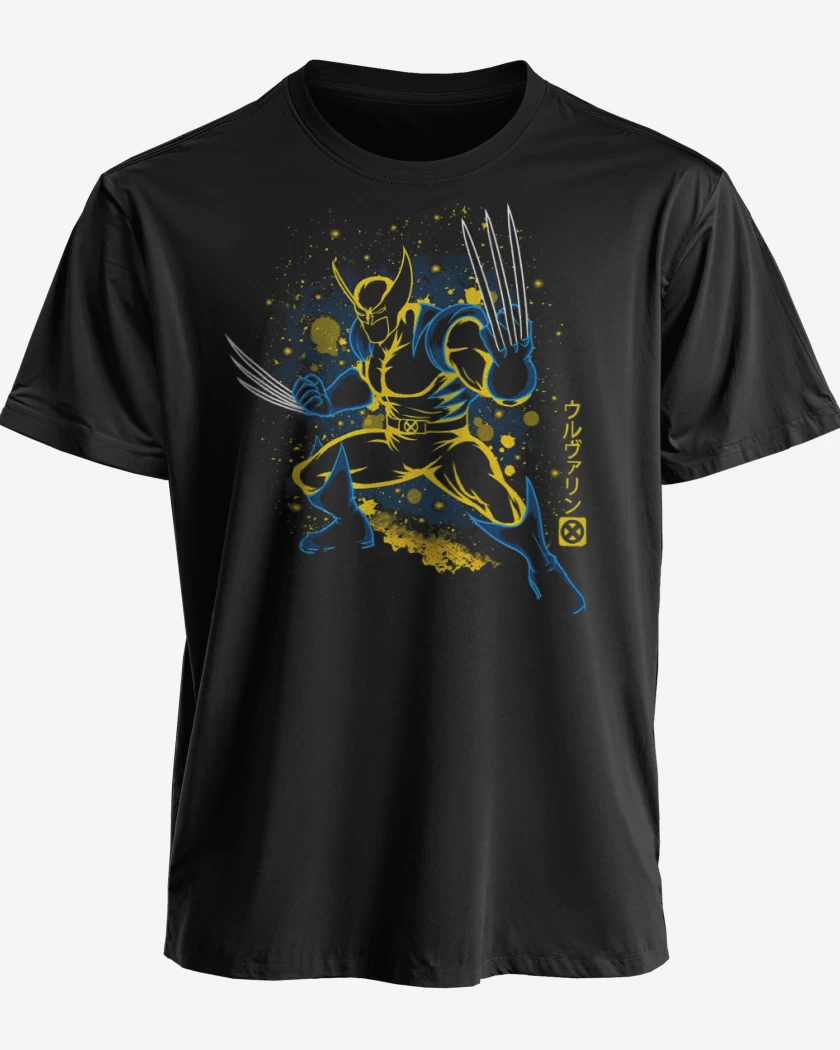 Polera premium Negro de Wolverine Logan