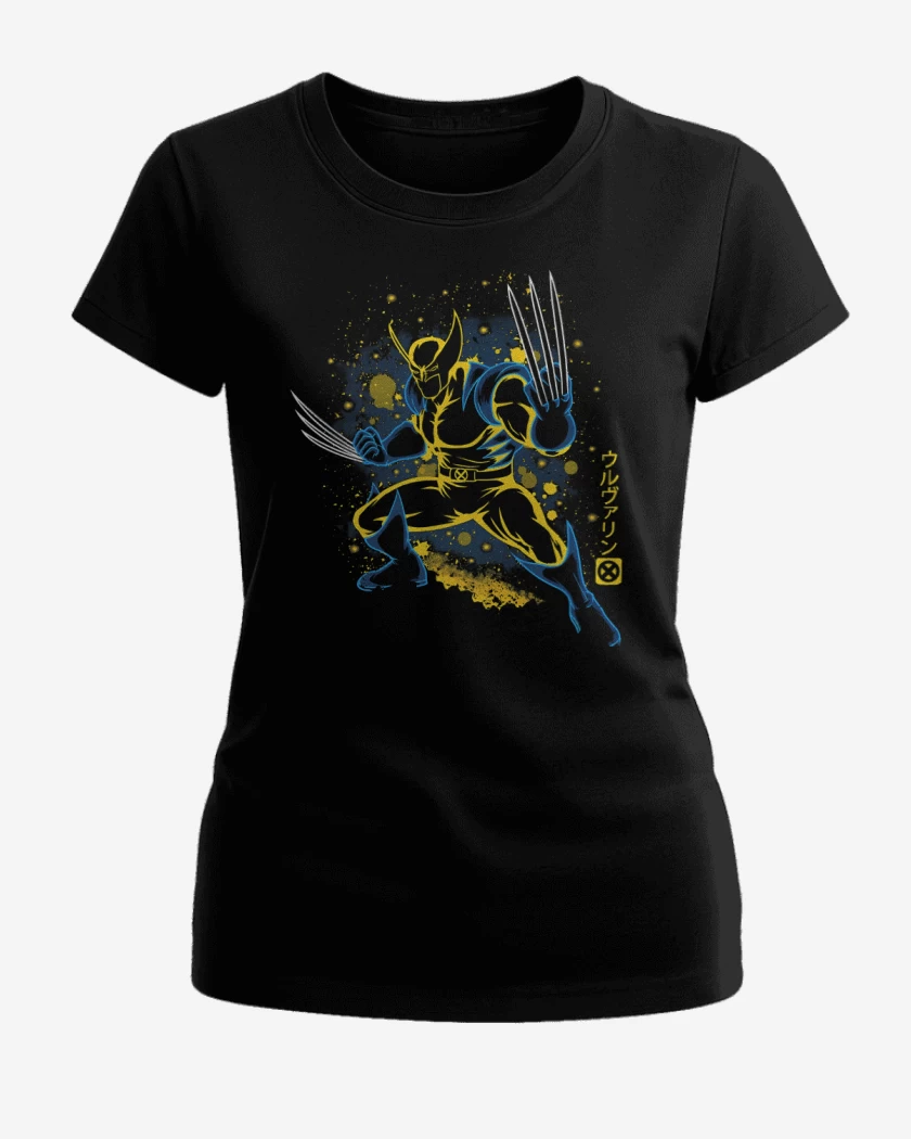 Polera de Mujer Negro de Wolverine Logan