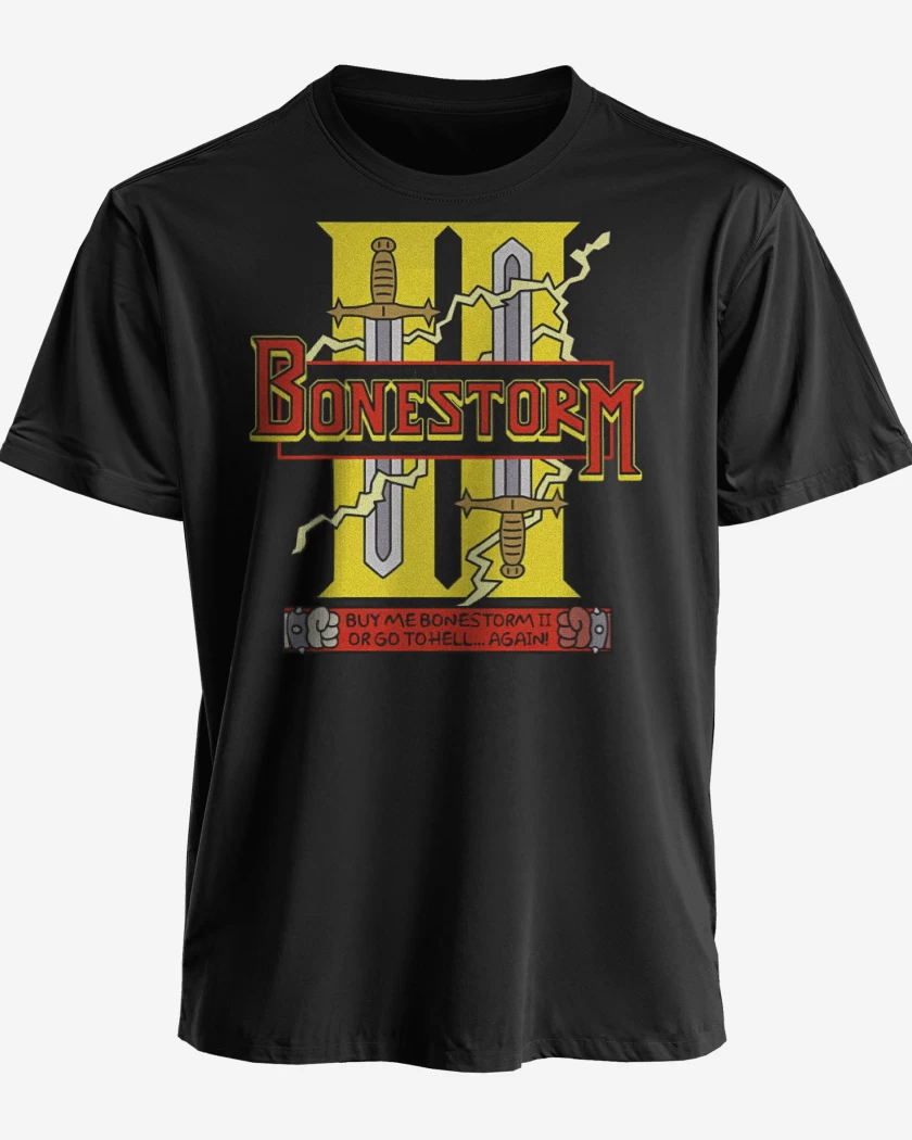 Polera premium Negro de Bonestorm II