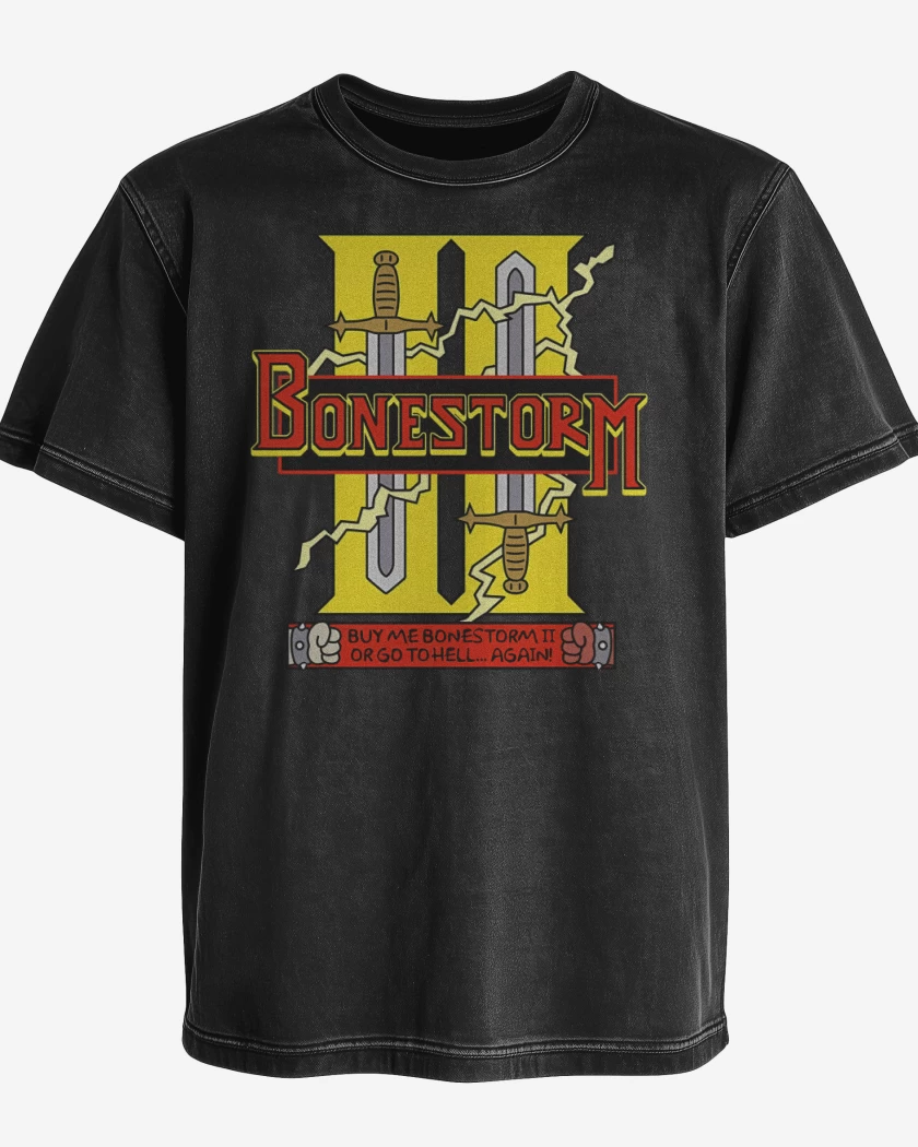 Polera desgastada Bonestorm II
