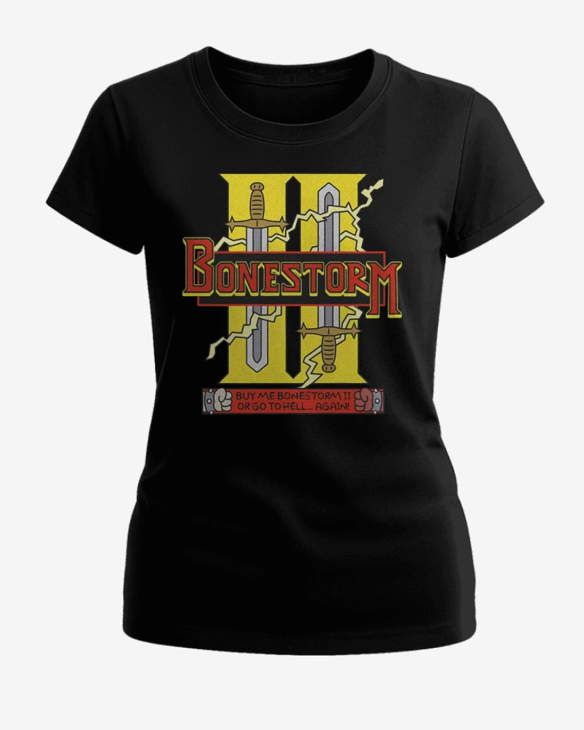 Polera de Mujer Negro de Bonestorm II