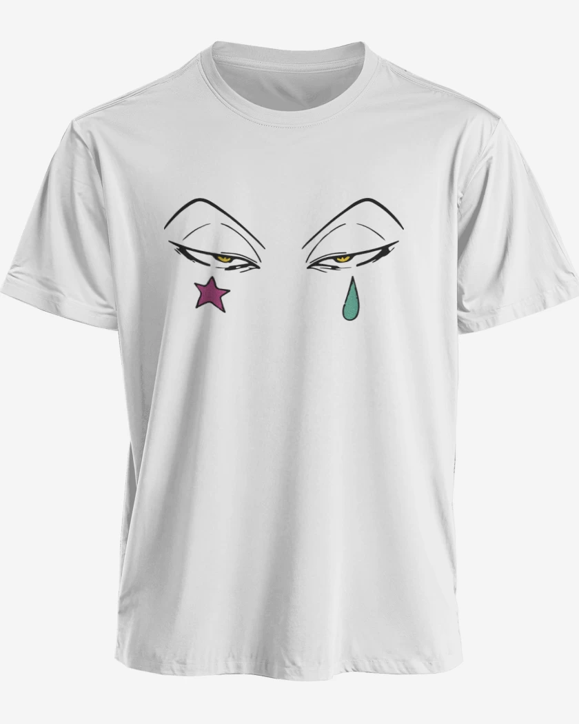 Polera premium Blanco de Hisoka Eyes
