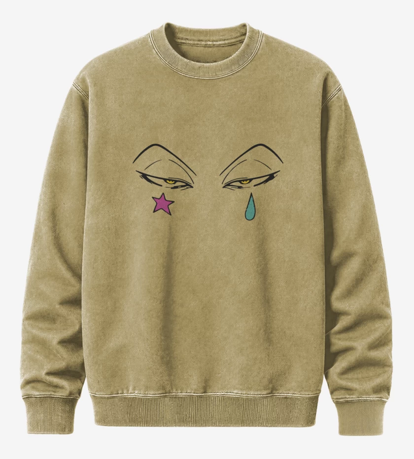 Poleron Polo Acid Wash Beige de Hisoka Eyes