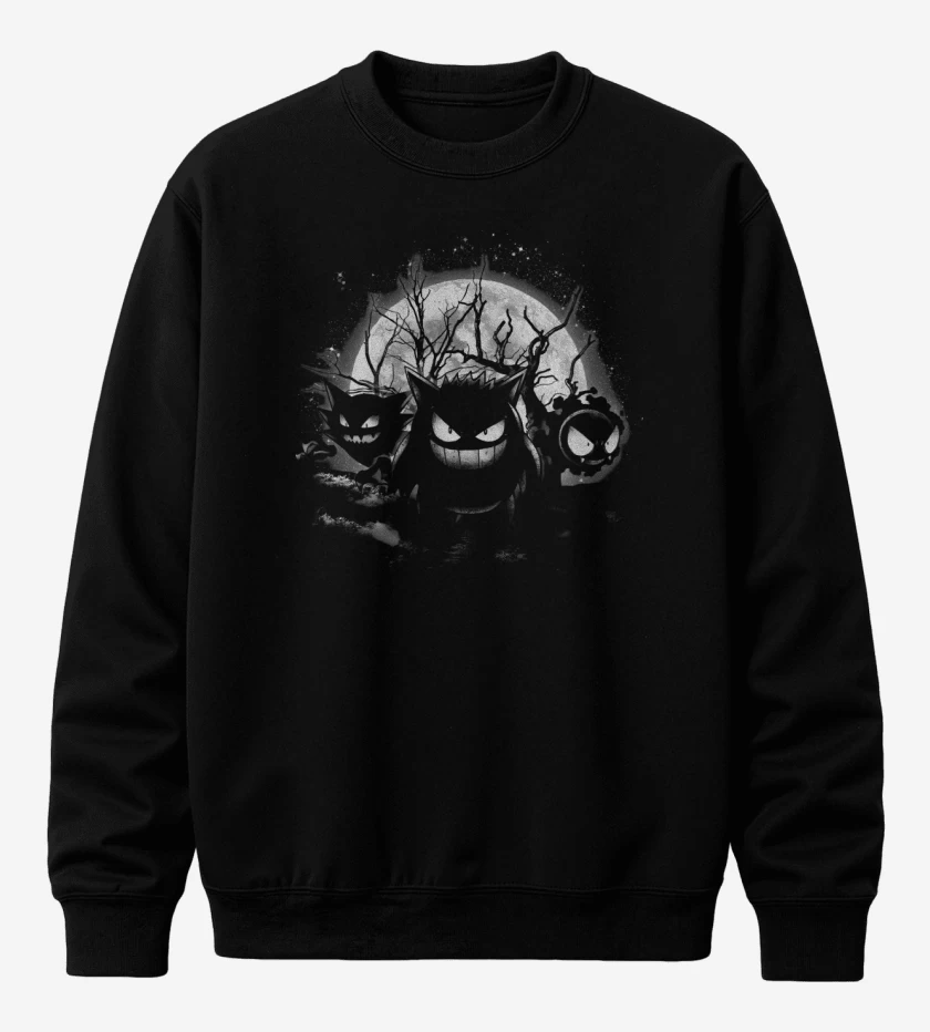 Poleron polo Negro de Moonlight Ghost