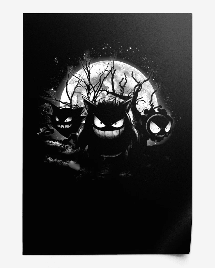 Print Moonlight Ghost