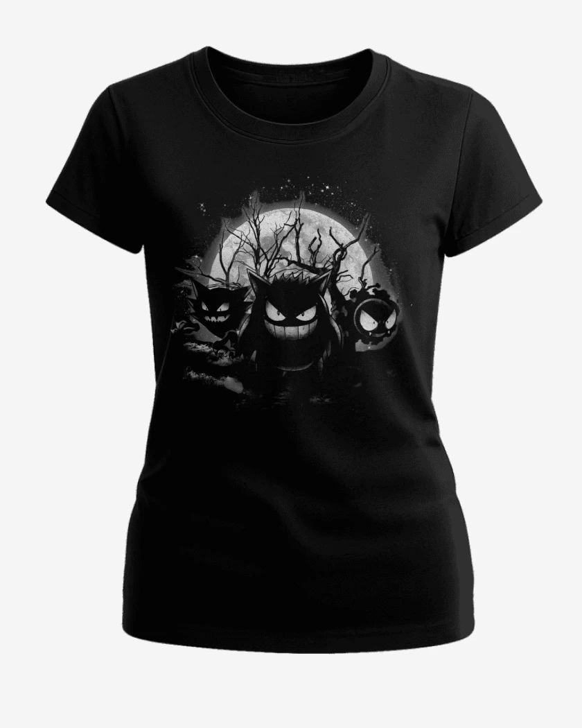 Polera de Mujer Negro de Moonlight Ghost