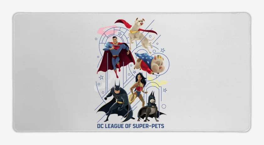Mouse pad Gamer Liga de la Justicia de las Supermascotas