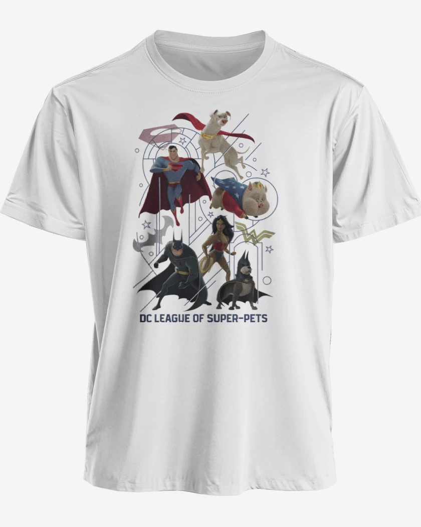 Polera Liga de la Justicia de las Supermascotas
