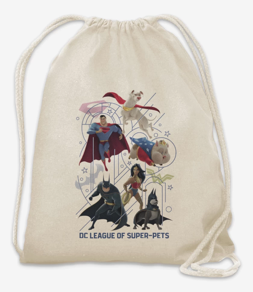Mochila Liga de la Justicia de las Supermascotas