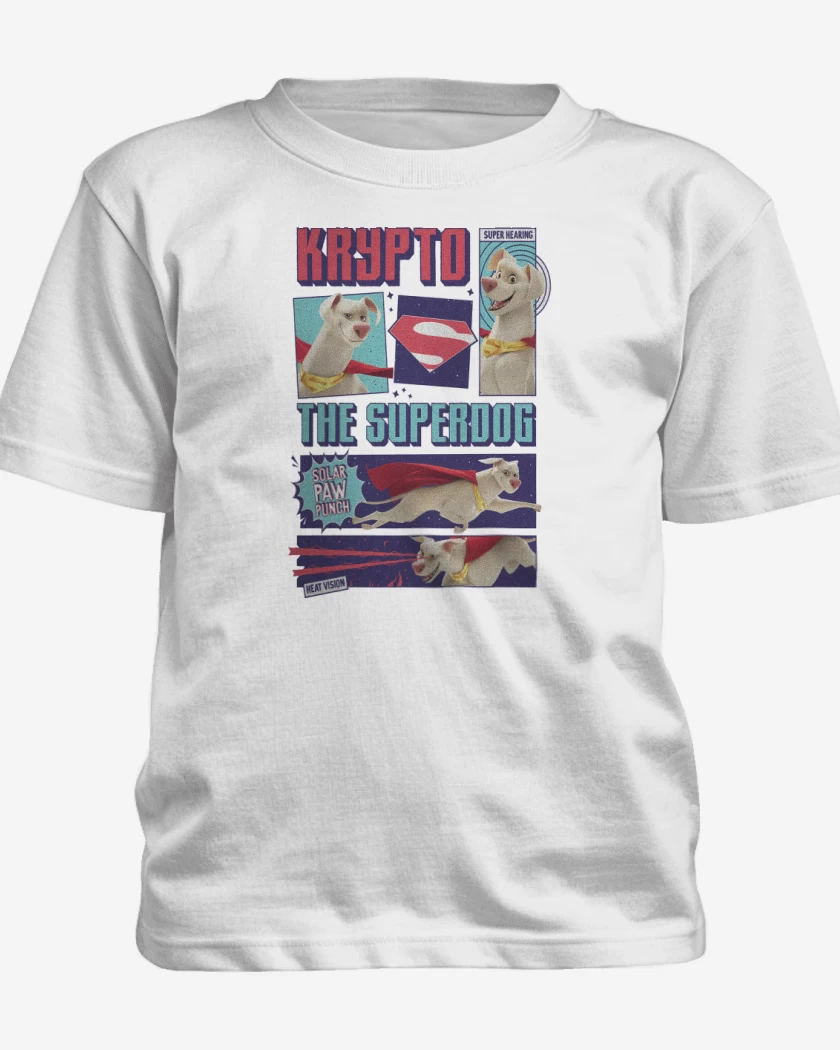 Polera de niño Blanco de Krypto Superperro