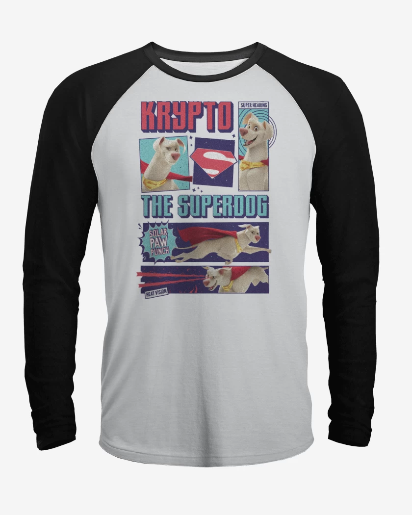 Polera Raglan Krypto Superperro