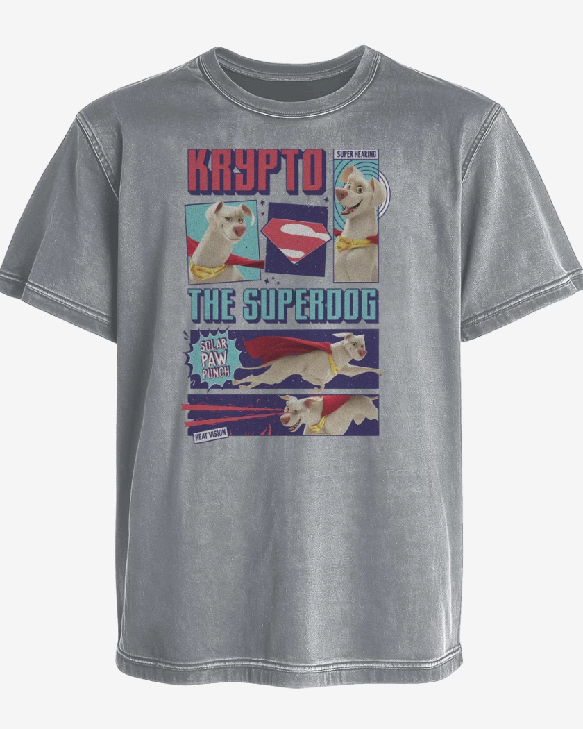 Polera desgastada Krypto Superperro