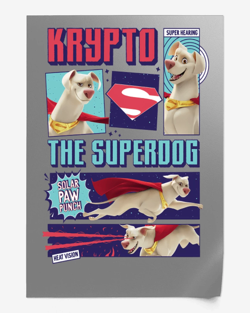 Print Krypto Superperro