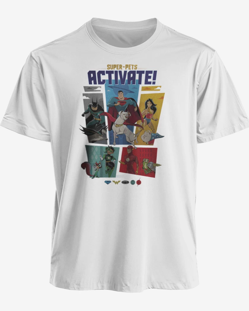 Polera La Liga de la Justicia y sus Mascotas