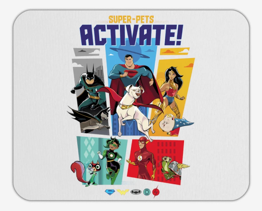 Mousepad La Liga de la Justicia y sus Mascotas