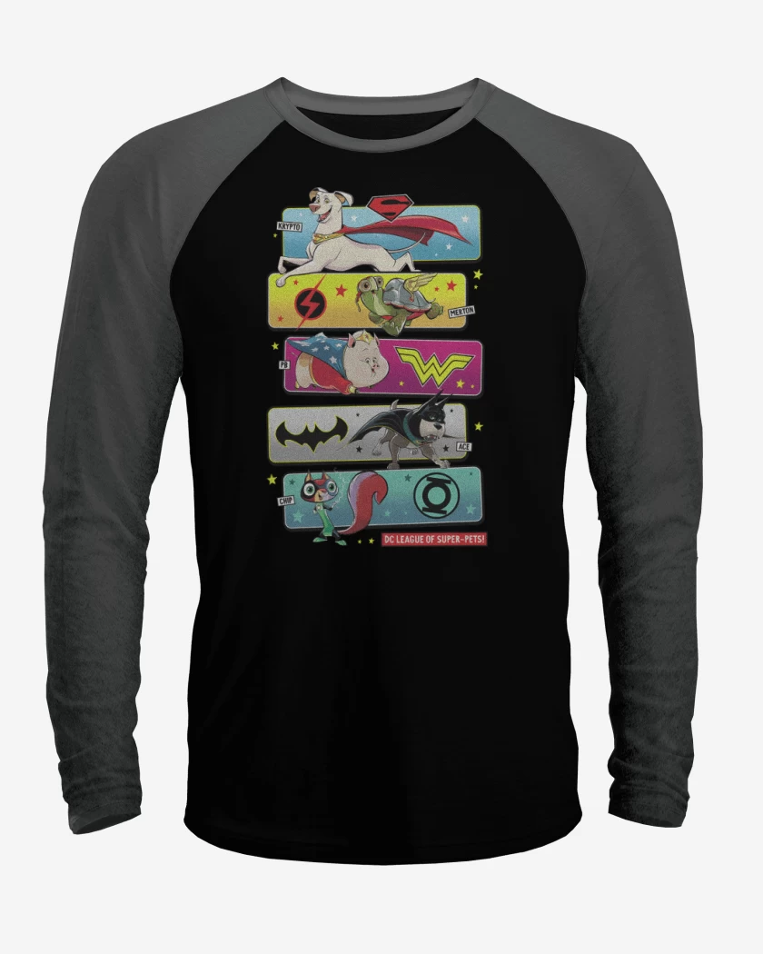 Polera Raglan Supermascotas