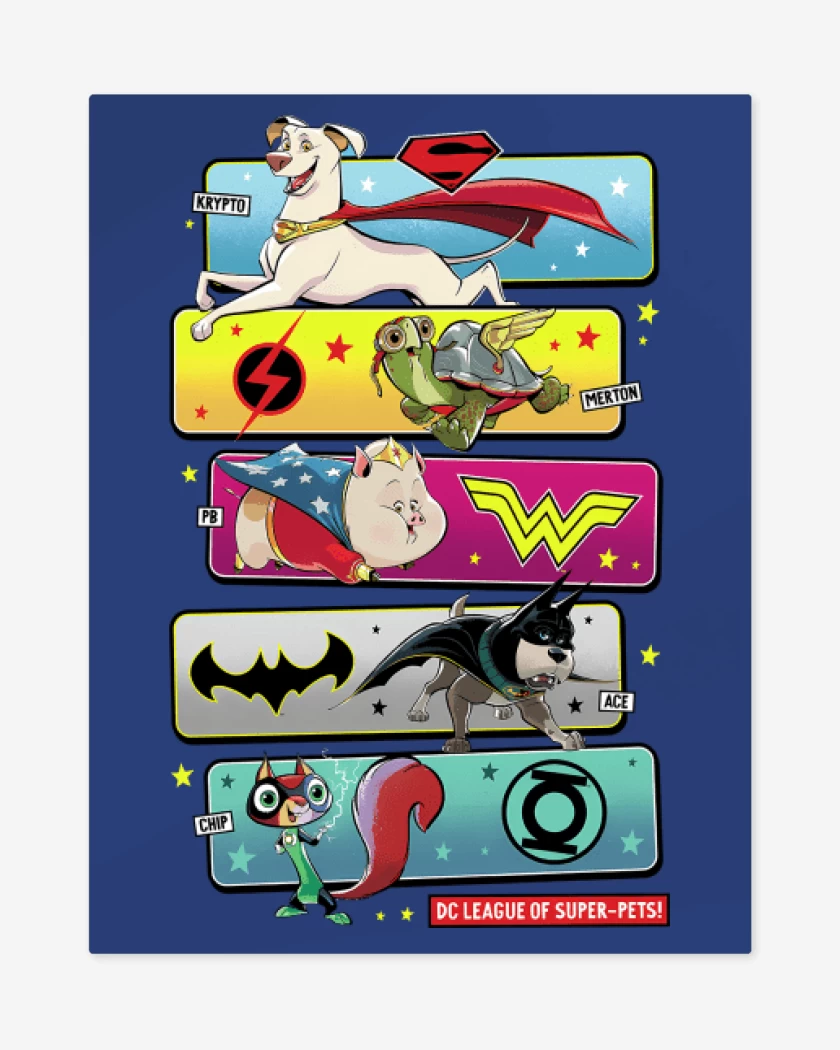 Print metalico Supermascotas