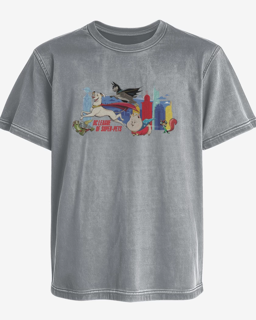 Polera desgastada Krypto y las Supermascotas