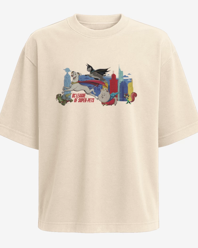 Polera Oversize Krypto y las Supermascotas