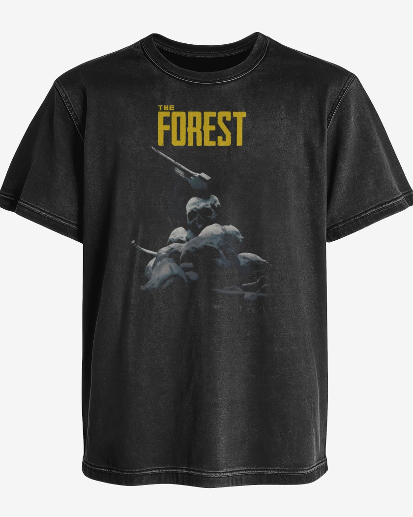 Polera desgastada The Forest
