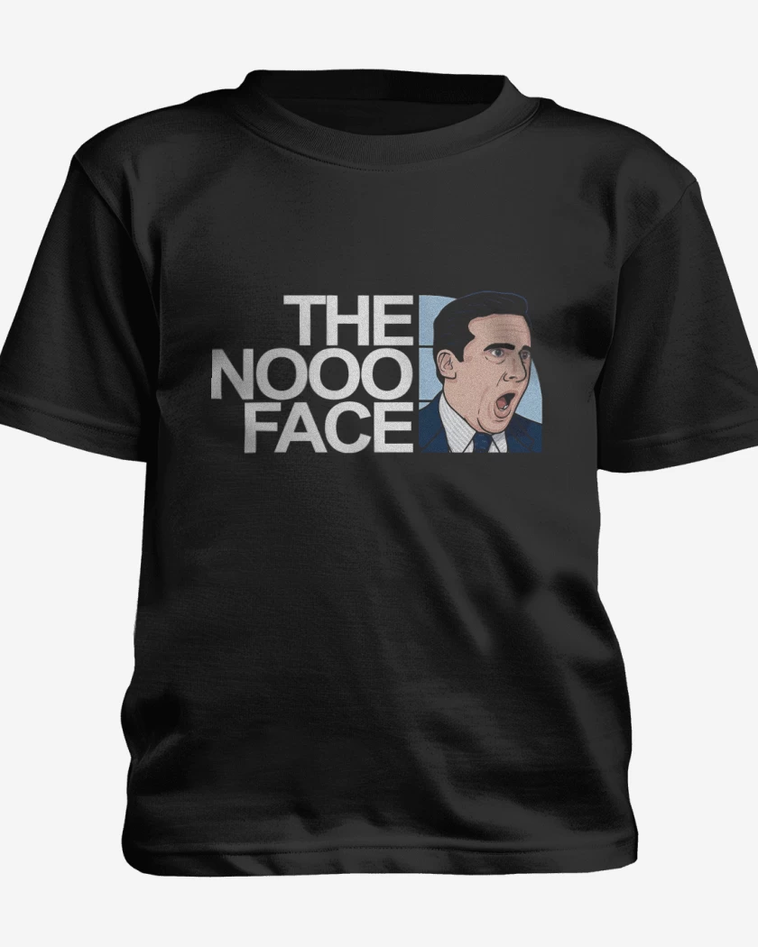 Polera de niño Negro de The Nooo Face