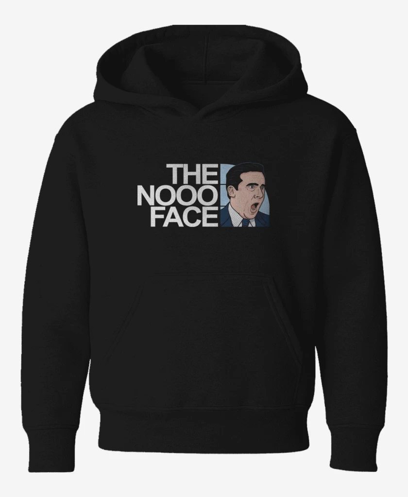 Poleron de niño Negro de The Nooo Face