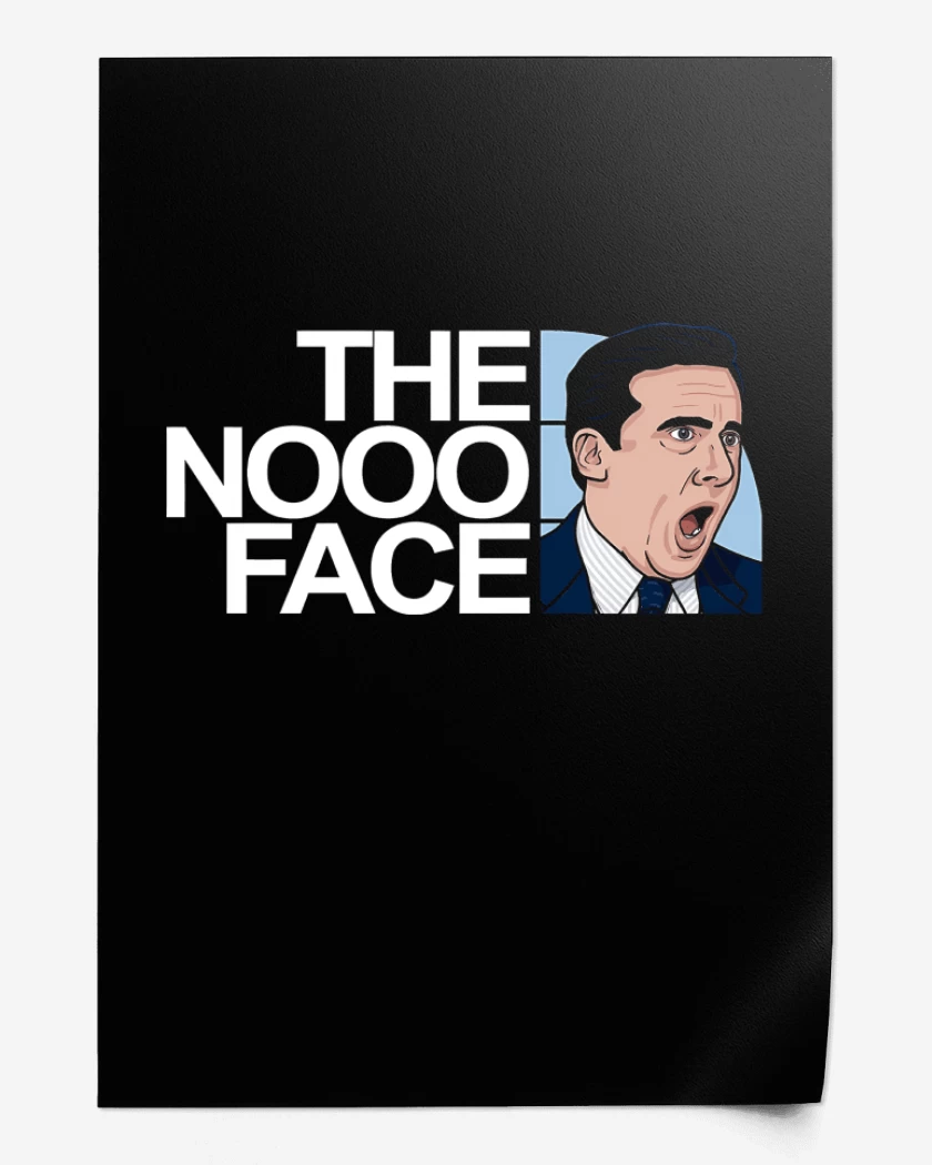 Print The Nooo Face