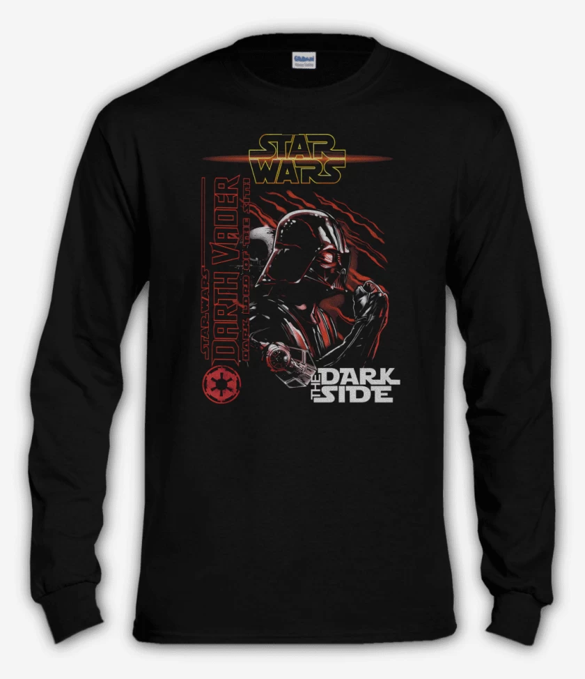 Polera manga larga El Lado Oscuro de la Fuerza